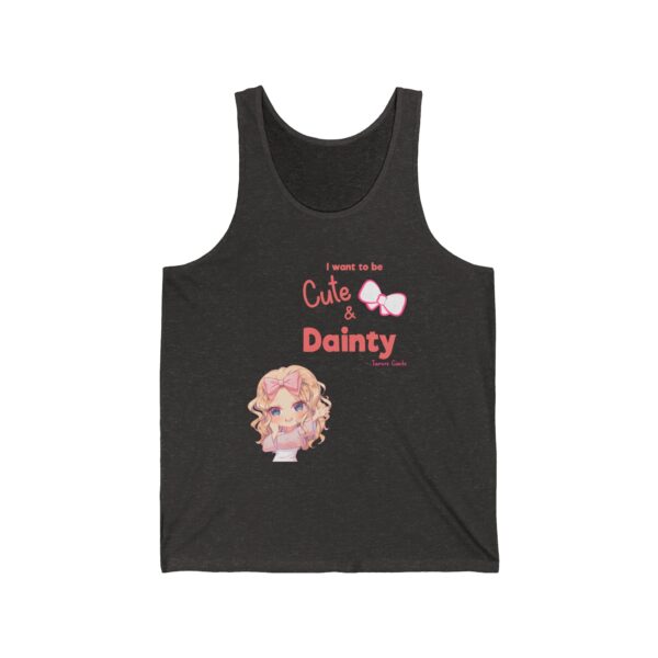 I Want To Be Cute and Dainty Chibi Gym Barbie Tammi Gachi Tanktop - Image 6