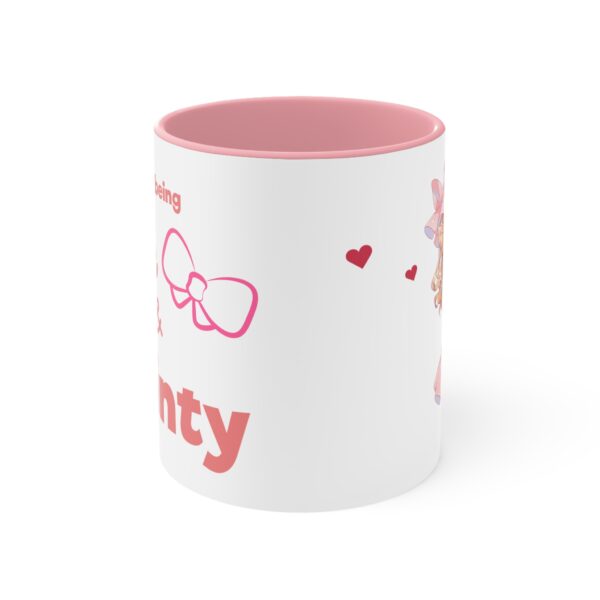 Cute and Dainty Chibi Darling Tammi Gachi Mug | Pink Accented Mug - Image 4