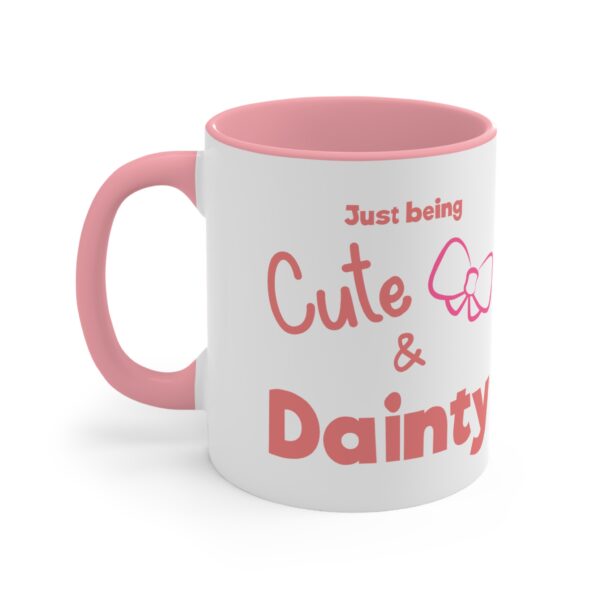 Cute and Dainty Chibi Darling Tammi Gachi Mug | Pink Accented Mug - Image 3